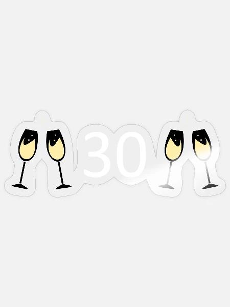  - Sticker size S (10 x 10 cm) - transparent glossy