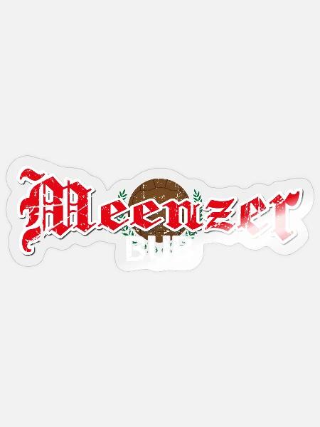 Meenzer Bub - Sticker Größe S (10 x 10 cm) - Transparent glänzend