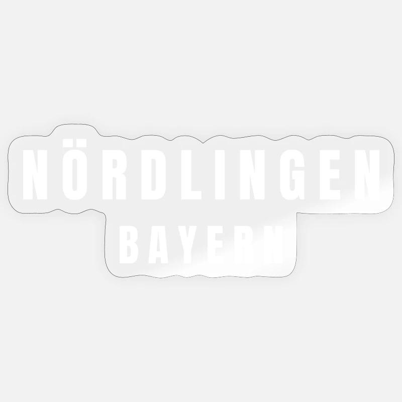 Mössingen, Bade-Wurtemberg - Sticker taille S (10 x 10 cm) - brillant transparent