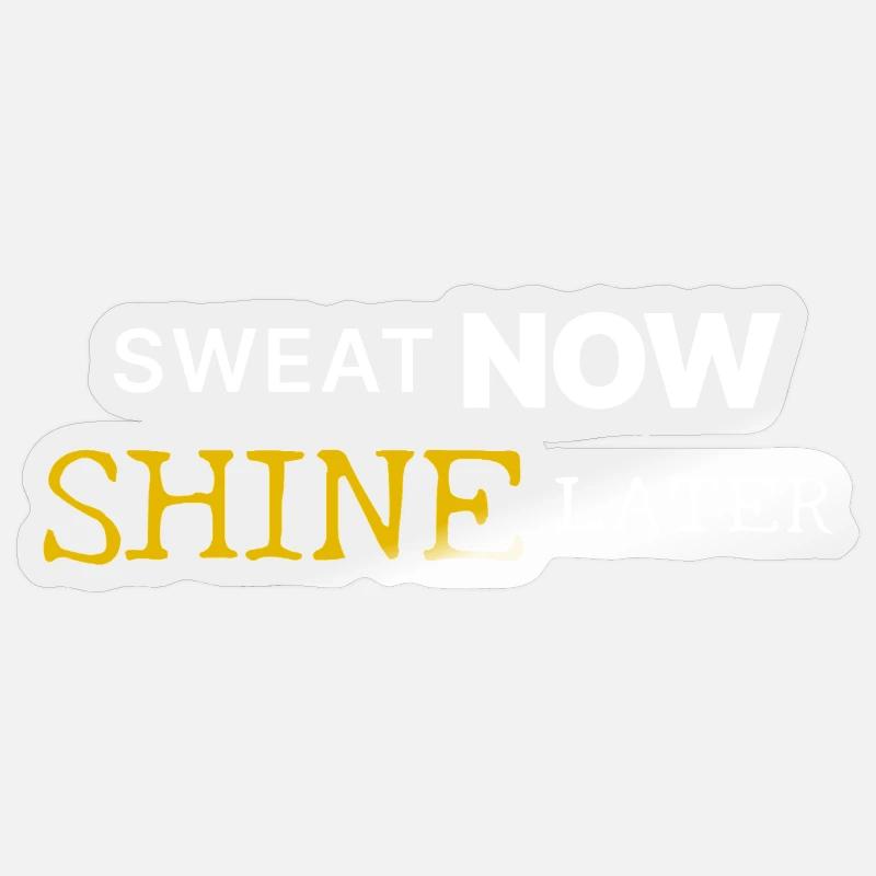 Motivation | Erst die Arbeit | Dann der Lohn Sticker Größe S (10 x 10 cm)