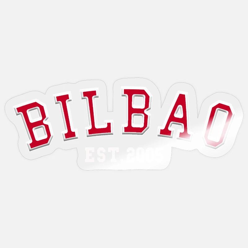 Bilbao Est. 2005 - Sticker Größe S (10 x 10 cm) - Transparent glänzend