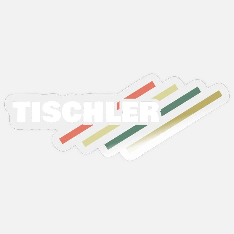 Carpenter - Sticker size S (10 x 10 cm) - transparent glossy
