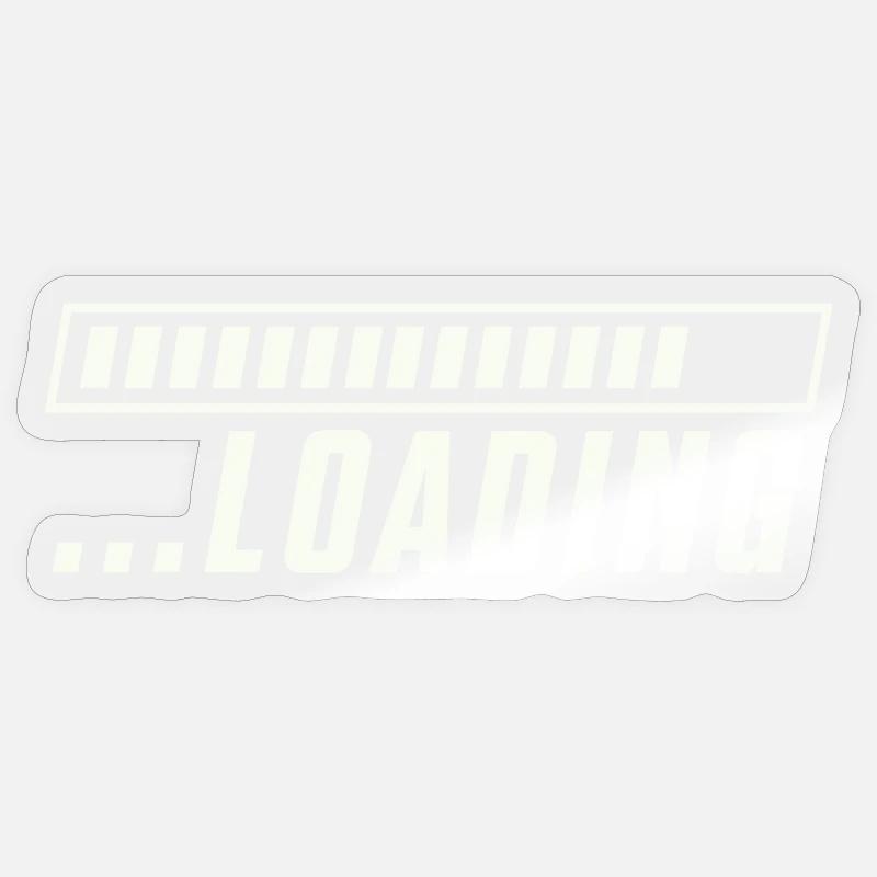 Loading Bar Loading Progress Sticker size S (10 x 10 cm)