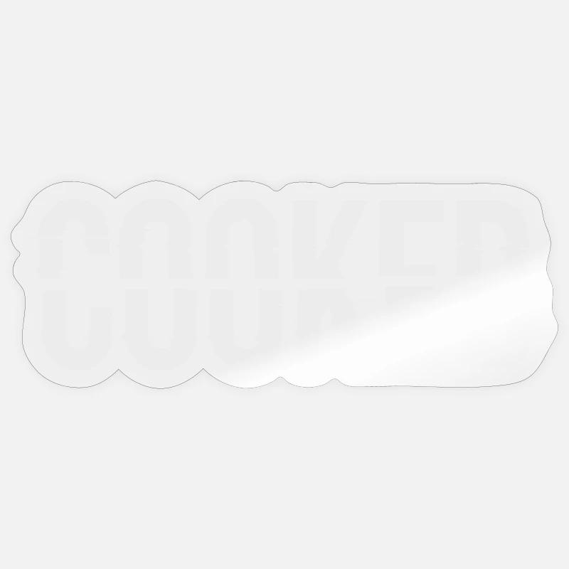 Lettrage buggé cuit Sticker taille S (10 x 10 cm)