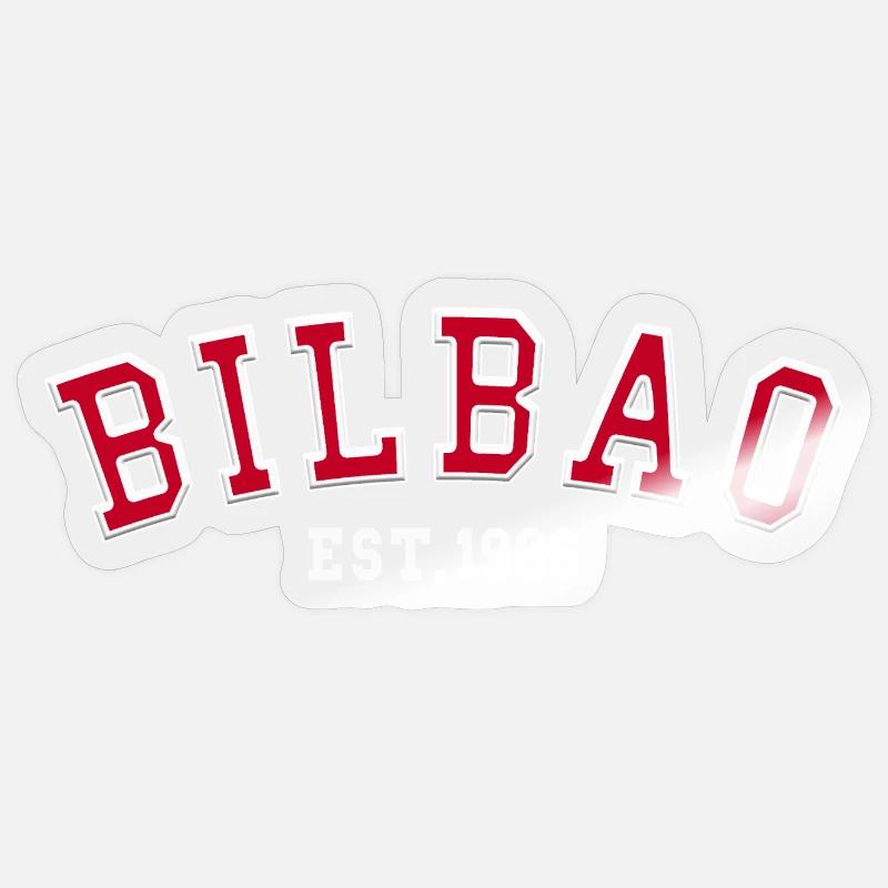 Bilbao Est. 1966 - Sticker size S (10 x 10 cm) - transparent glossy
