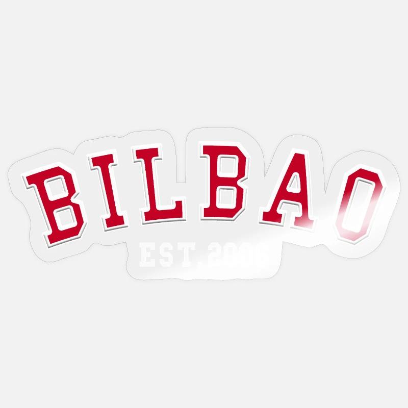 Bilbao Est. 2006 - Sticker size S (10 x 10 cm) - transparent glossy