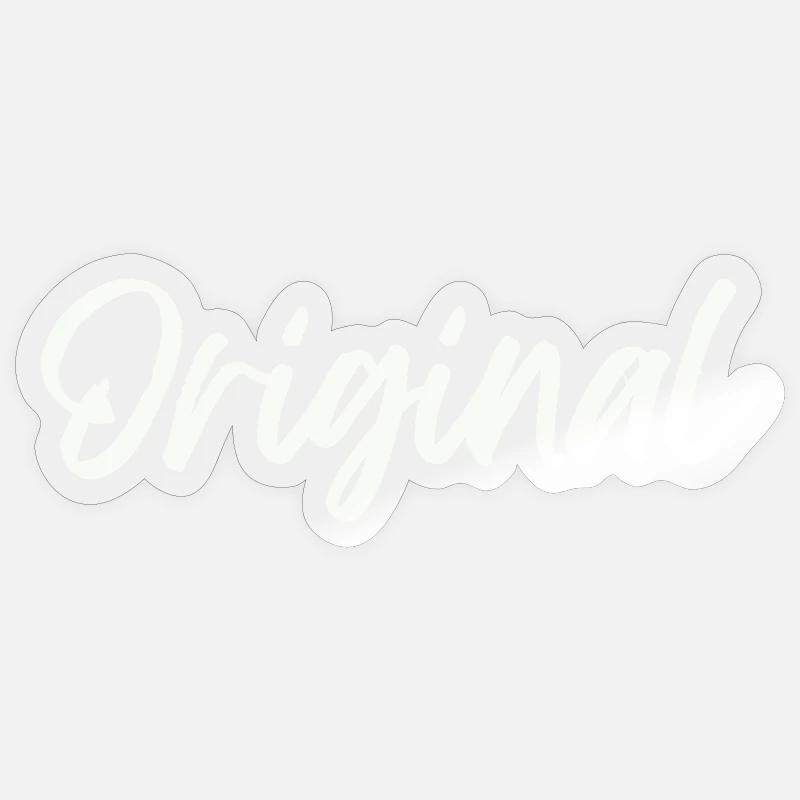 Original - Sticker size S (10 x 10 cm) - transparent glossy