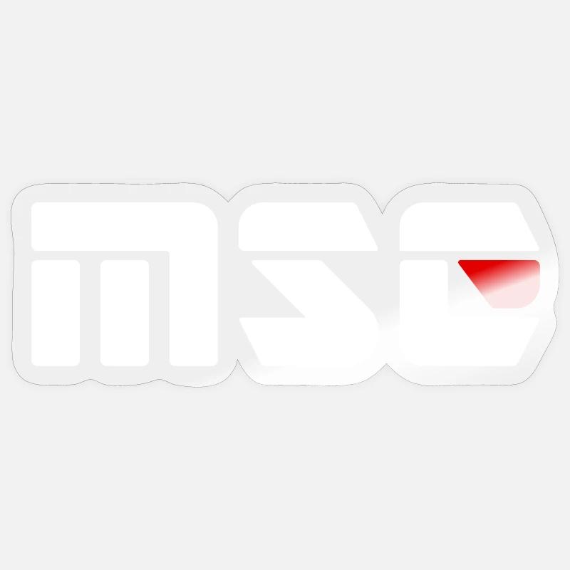 MSC Lumière - Sticker taille S (10 x 10 cm) - brillant transparent