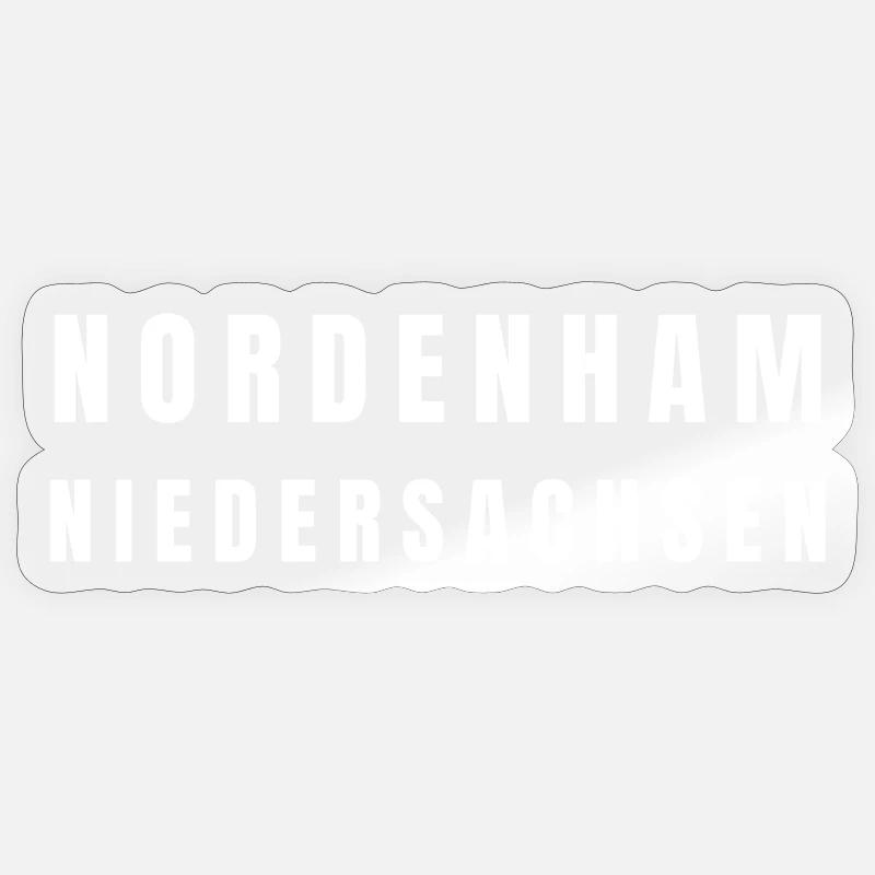Nordenham, Basse-Saxe Sticker taille S (10 x 10 cm)