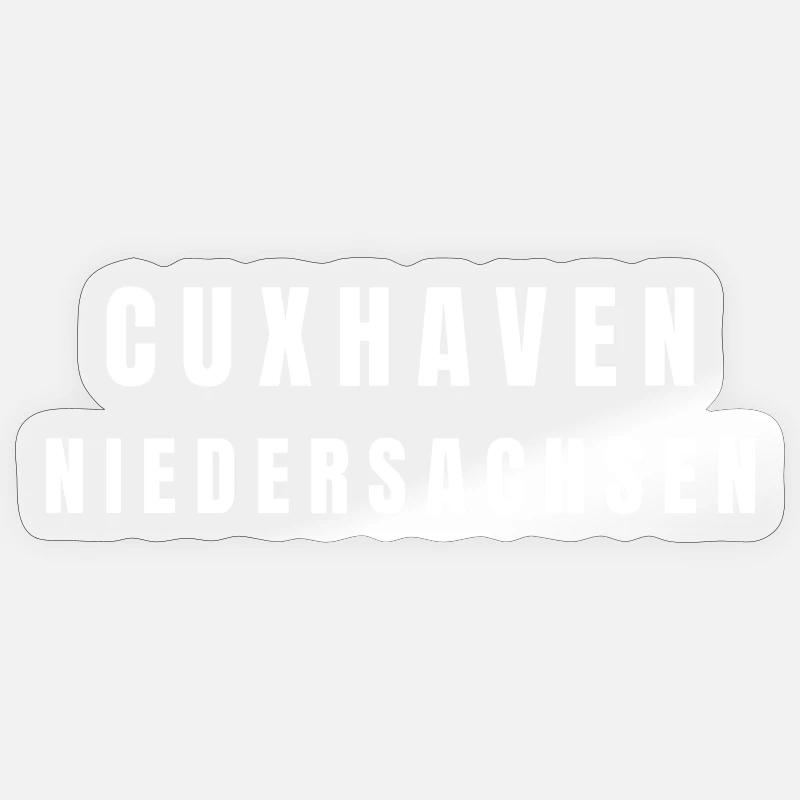 Cuxhaven Basse-Saxe Sticker taille S (10 x 10 cm)