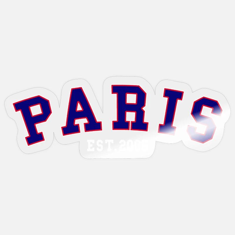 PARIS_EST_2005 - Sticker size S (10 x 10 cm) - transparent glossy