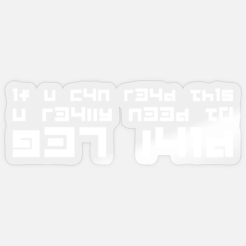 Get Laid Leetspeak – Nerdiger 1337 Spruch Sticker size S (10 x 10 cm)