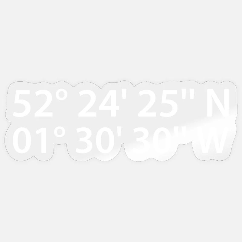 Coventry coordinates Sticker size S (10 x 10 cm)