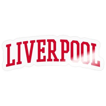Liverpool Uk - Sticker Größe S (10 x 10 cm) - Transparent glänzend - Vorne