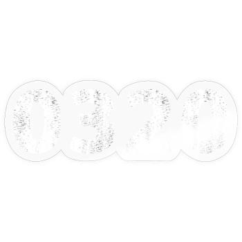 0320 Lelystad Flevoland - Sticker taille S (10 x 10 cm) - brillant transparent - Devant