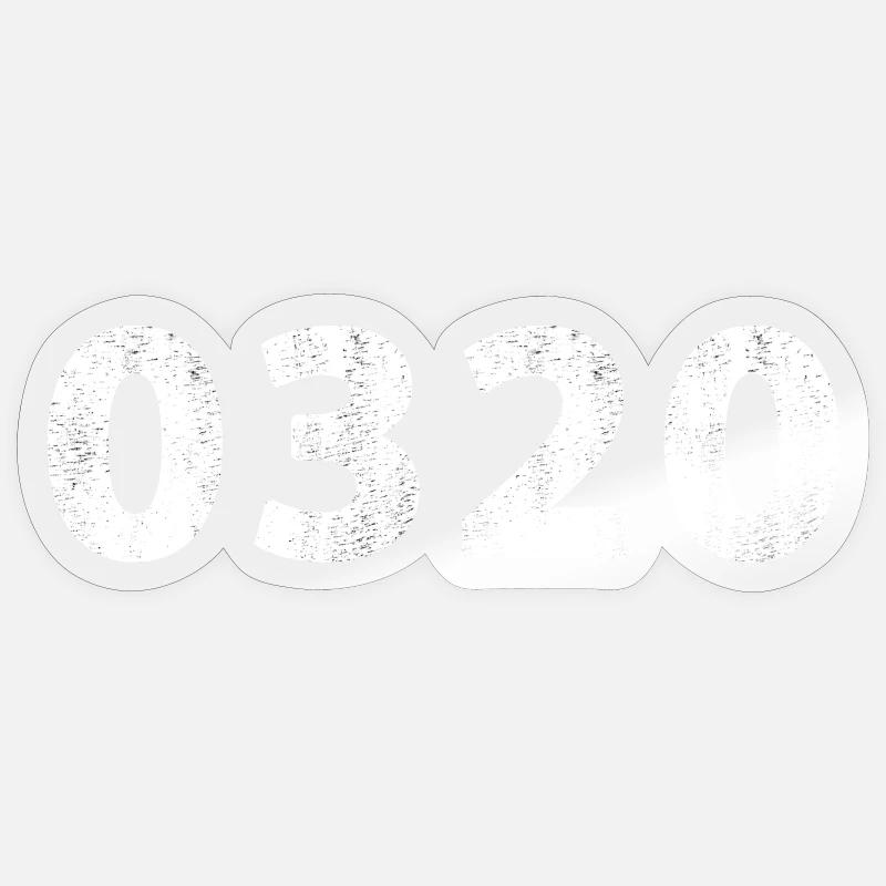 0320 Lelystad Flevoland - Sticker size S (10 x 10 cm) - transparent glossy