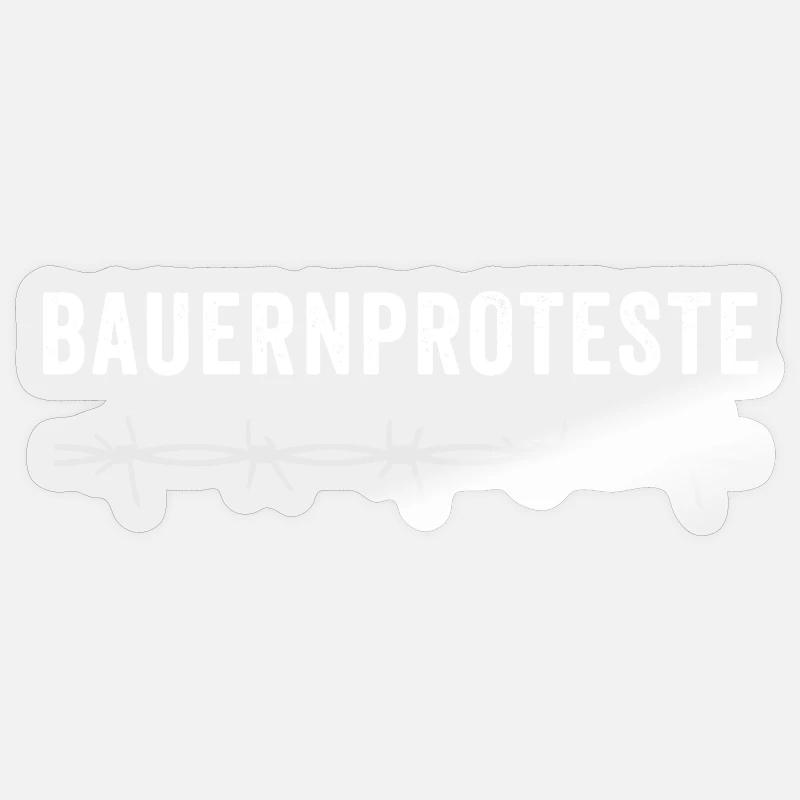 BAUERNPROTESTE Sticker Größe S (10 x 10 cm)