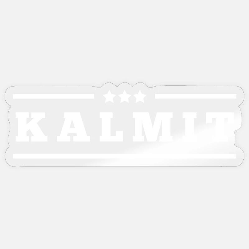 Kalmit Haardt - Sticker taille S (10 x 10 cm) - brillant transparent