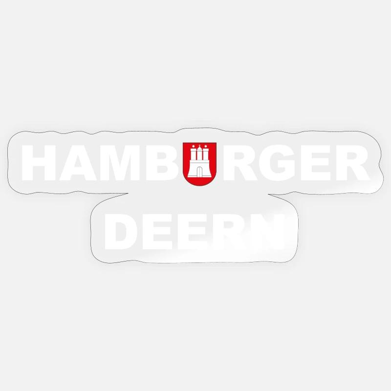 Hamburger Deern Sticker Größe S (10 x 10 cm)