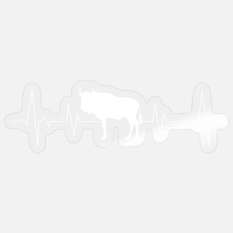 Gnu Sticker size S (10 x 10 cm)