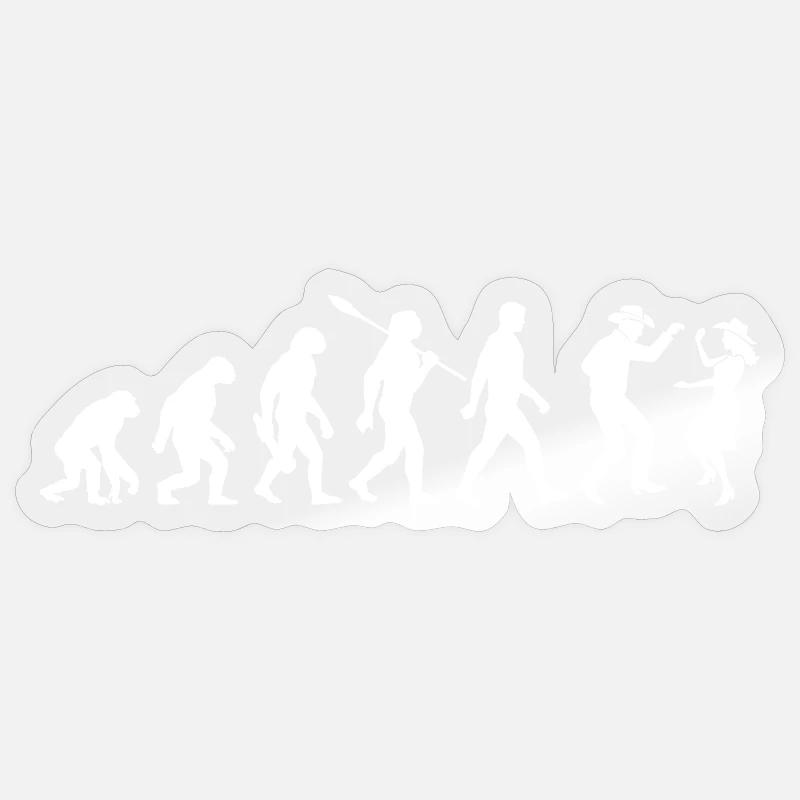 Vintage Evolution - Line Dance - Gift Sticker size S (10 x 10 cm)