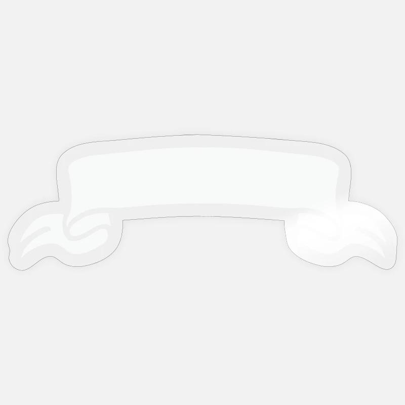 manche - Sticker taille S (10 x 10 cm) - brillant transparent