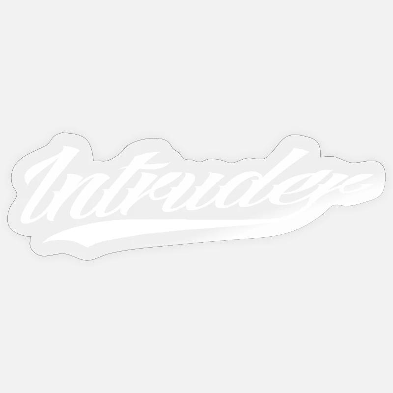 intruder hacker intruder clan sticker computer Sticker size S (10 x 10 cm)