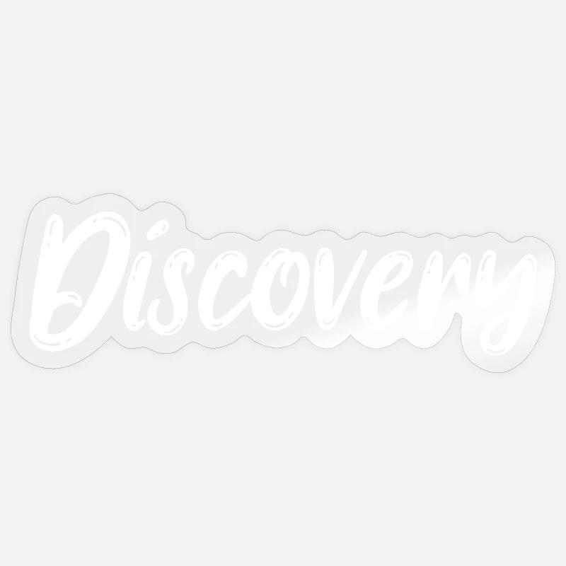 Discovery  - Sticker Größe S (10 x 10 cm) - Transparent glänzend