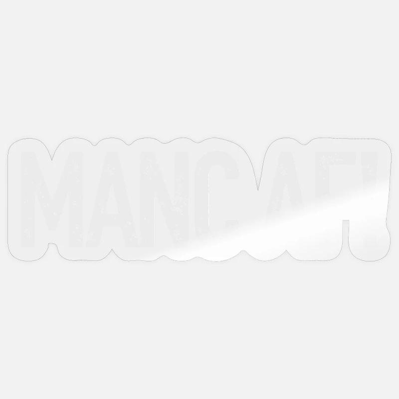 MANC AF - Sticker size S (10 x 10 cm) - transparent glossy