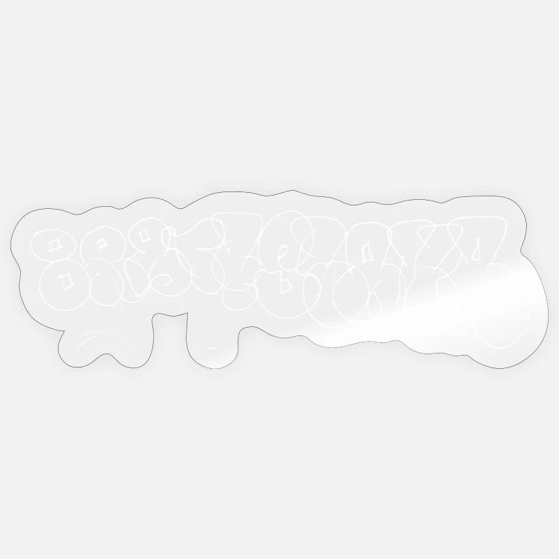 Bratislava Souvenir - Sticker taille S (10 x 10 cm) - brillant transparent