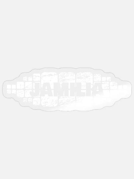 Mama Jamilia - Sticker Größe S (10 x 10 cm) - Transparent glänzend