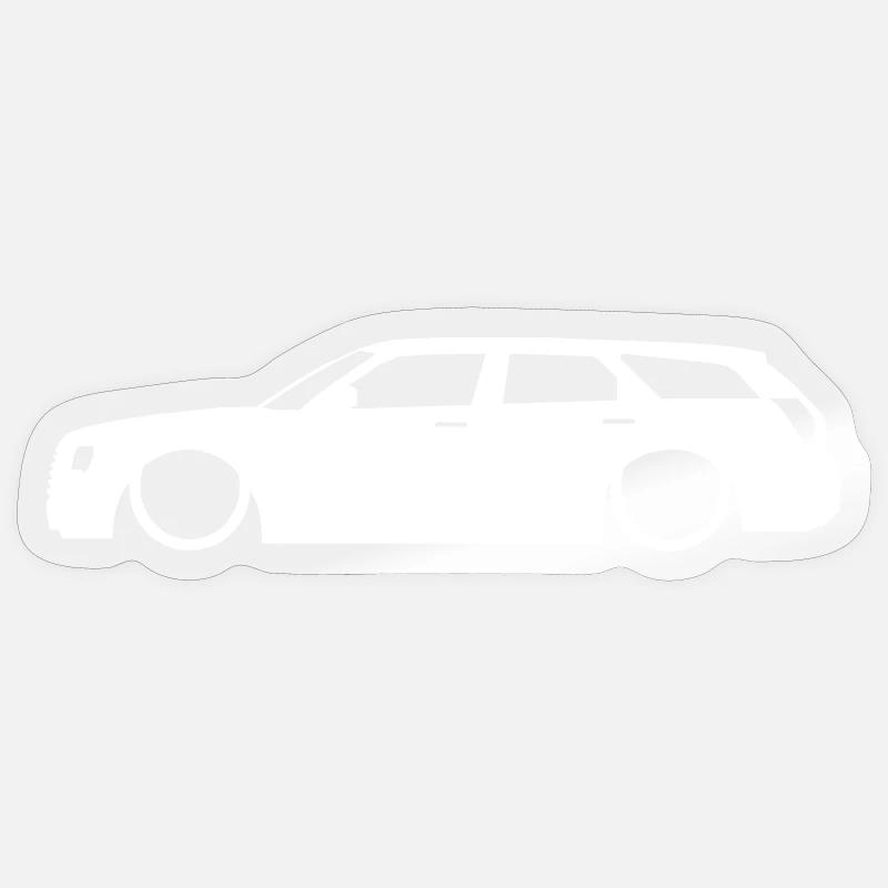 Classic Silhouette Combo Low life - Sticker size S (10 x 10 cm) - transparent glossy