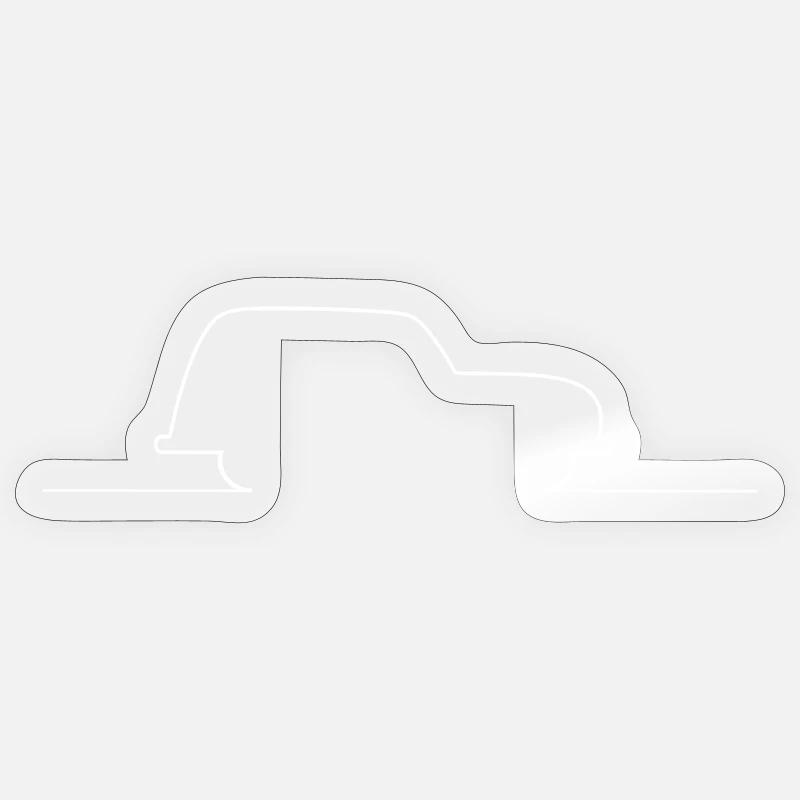 4L - Sticker Größe S (10 x 10 cm) - Transparent glänzend