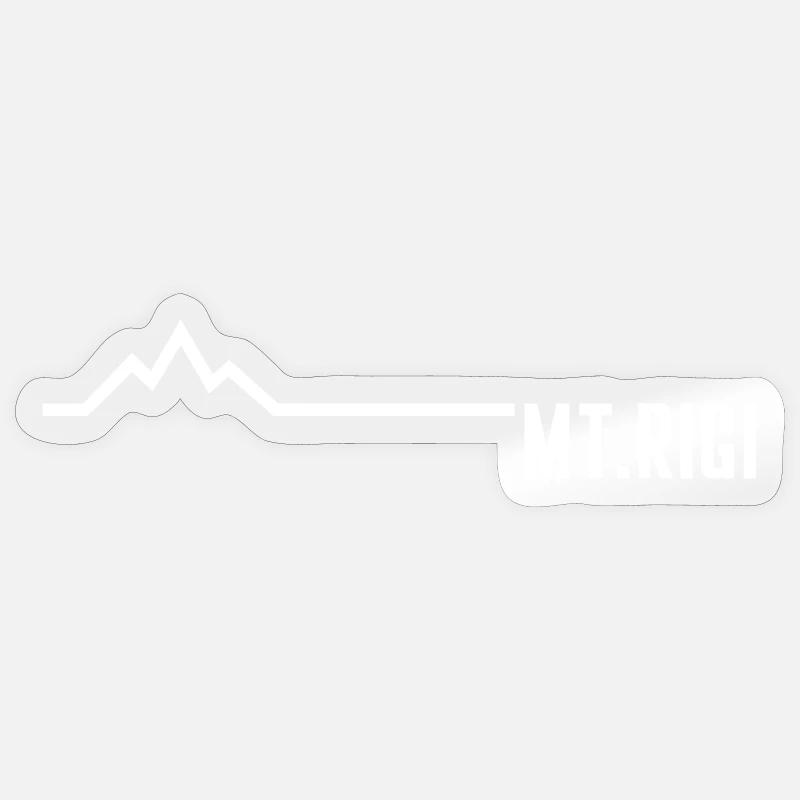 MT RIGI - Sticker taille S (10 x 10 cm) - brillant transparent