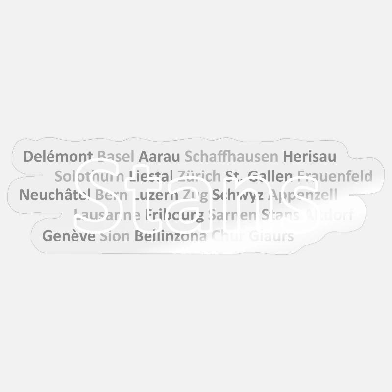 Schweizer Städte Stans Sticker Größe S (10 x 10 cm)