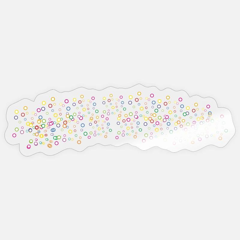 Bulles | EAU GAZEUSE - Sticker taille S (10 x 10 cm) - brillant transparent