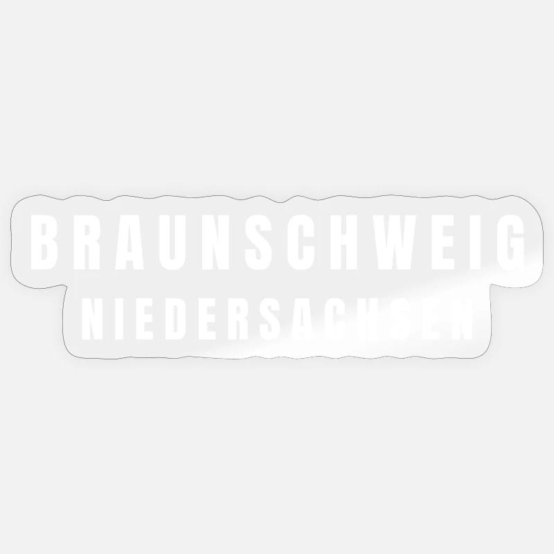 Brunswick, Basse-Saxe Sticker taille S (10 x 10 cm)