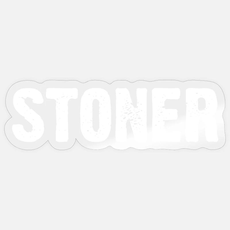 Conception du logo de musique Stoner Sticker taille S (10 x 10 cm)