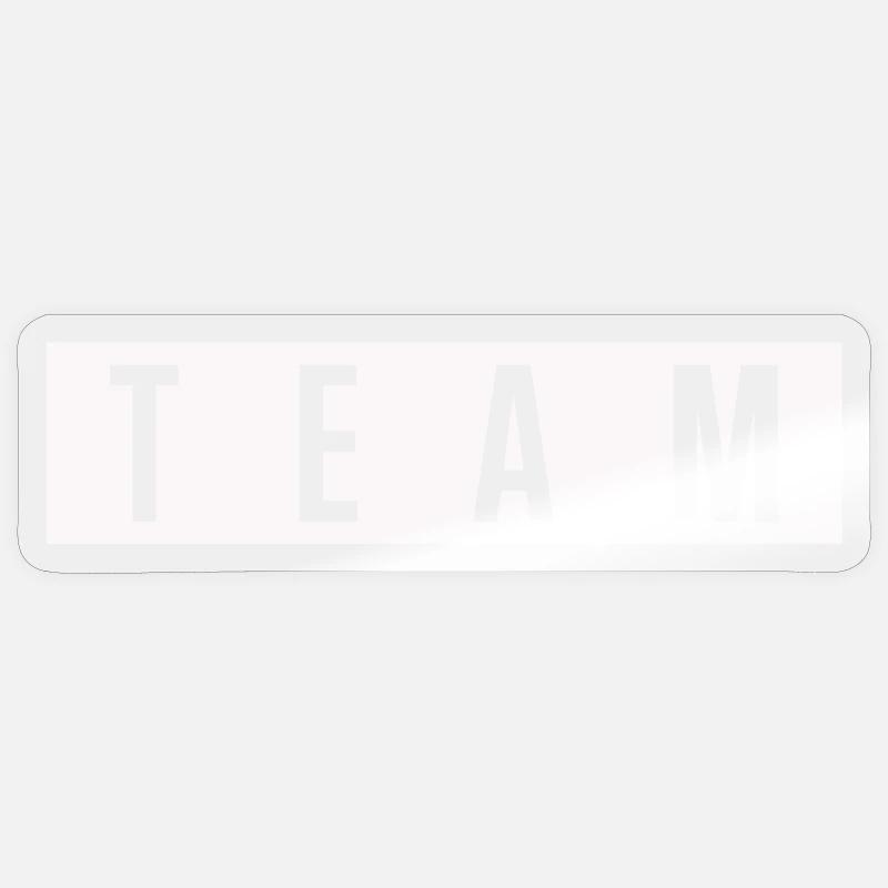 TEAM Block lettering Sticker size S (10 x 10 cm)