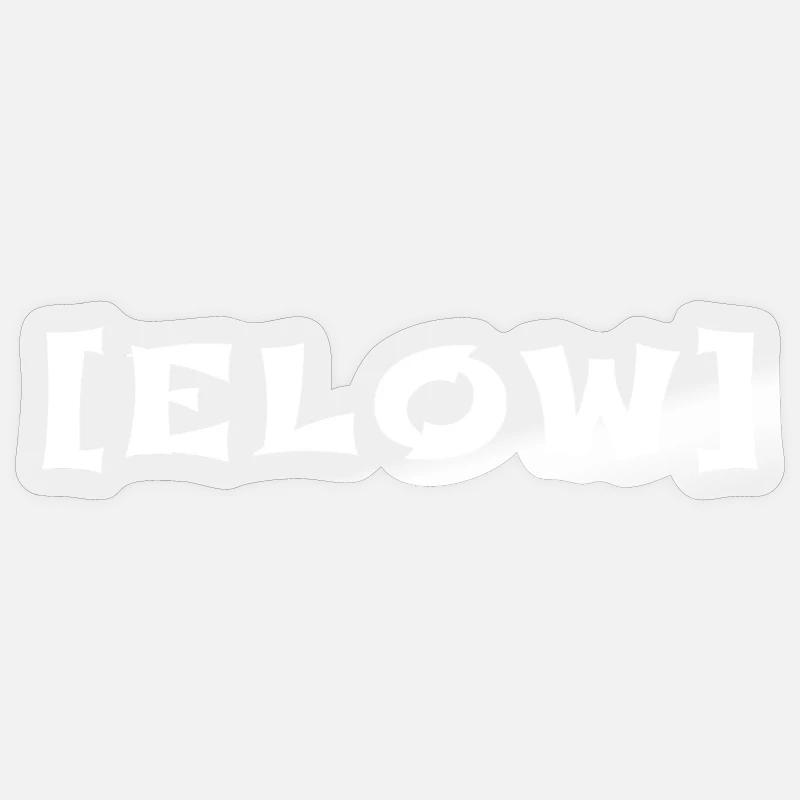 Lettering - Sticker size S (10 x 10 cm) - transparent glossy