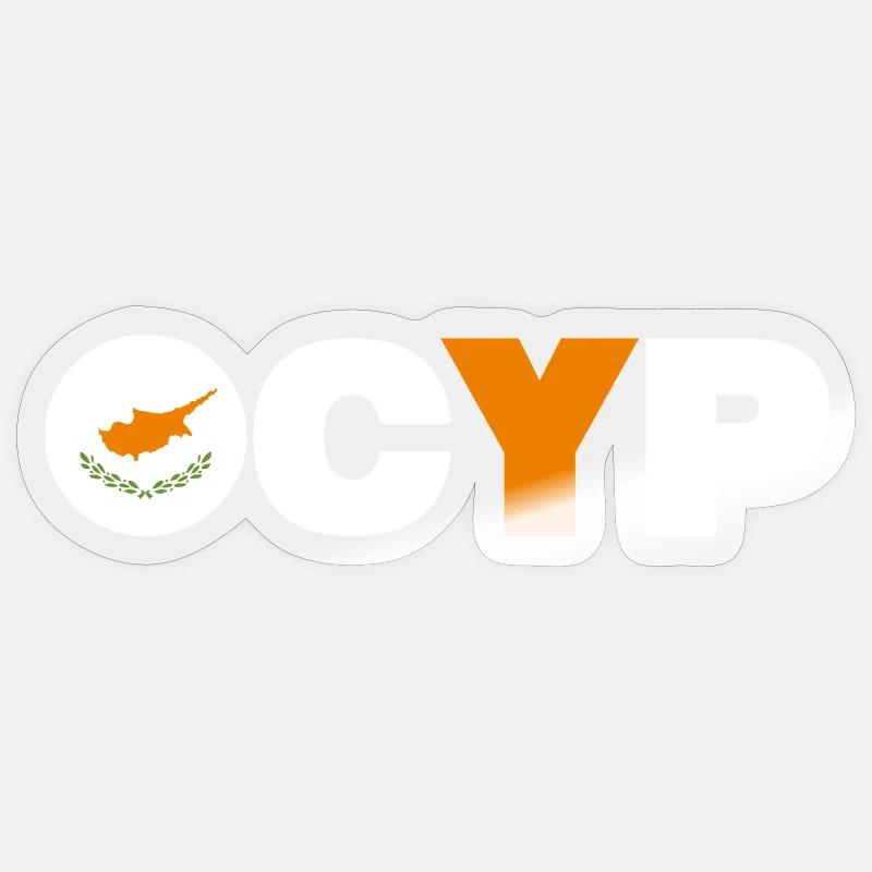 Chypre Sticker taille S (10 x 10 cm)