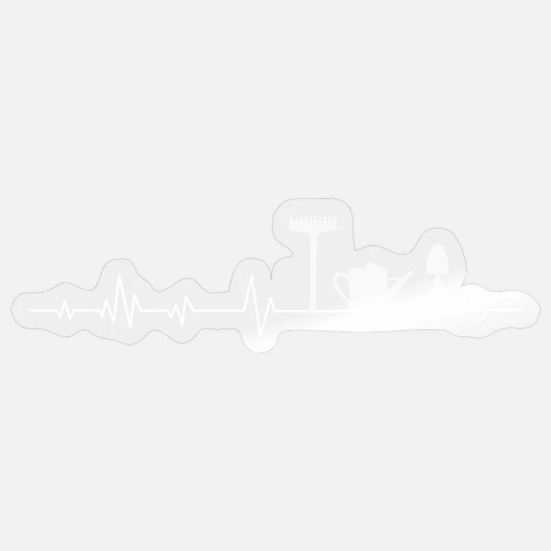 Garten Gärtner Gärtnerin - Sticker Größe S (10 x 10 cm) - Transparent glänzend
