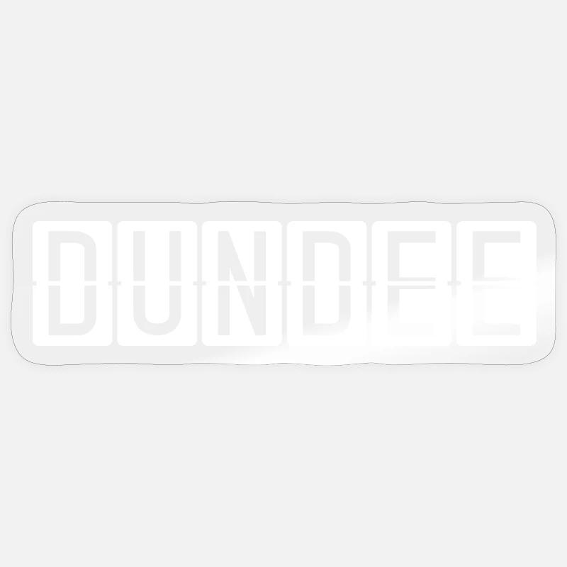 Panneau de l’aéroport de Dundee Sticker taille S (10 x 10 cm)