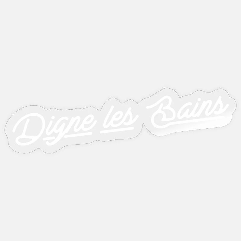 Digne les bains Sticker taille S (10 x 10 cm)