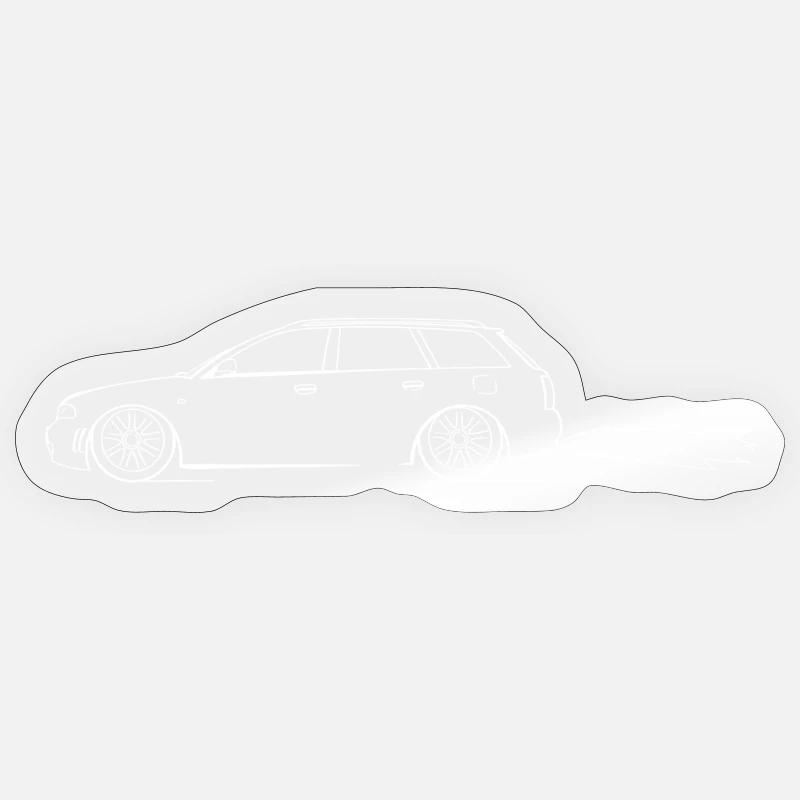 RS4 B5 - Qu’est-ce que c’est que ce break ??! Sticker taille S (10 x 10 cm)