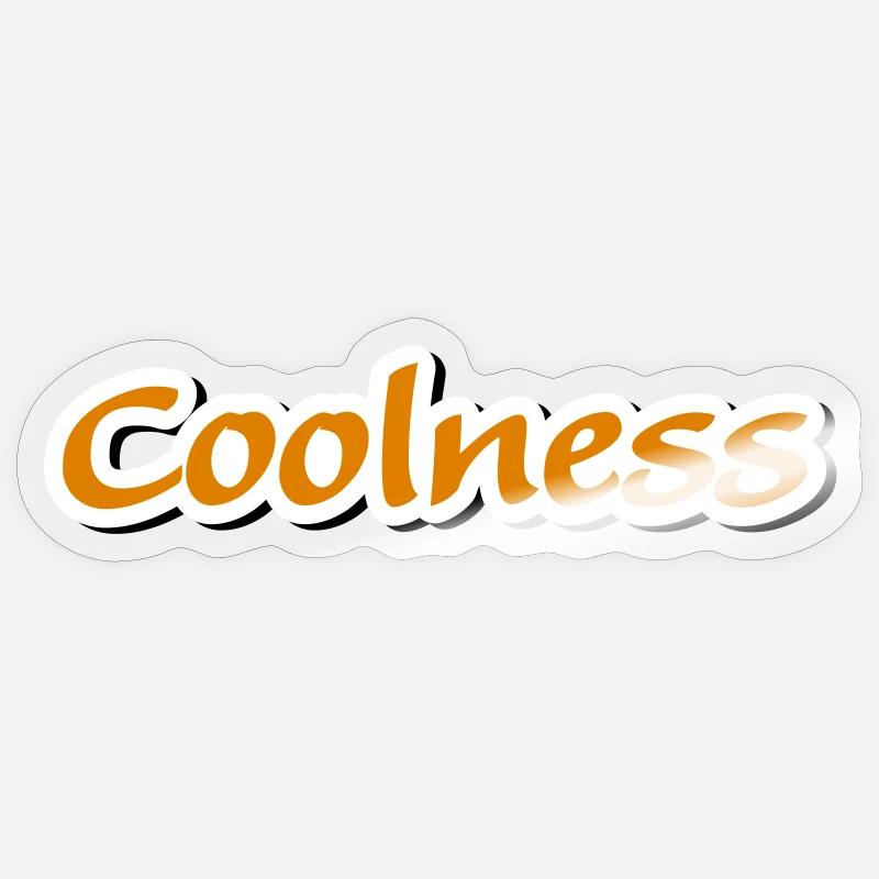 coolness claim Vectorgraphic Sticker size S (10 x 10 cm)