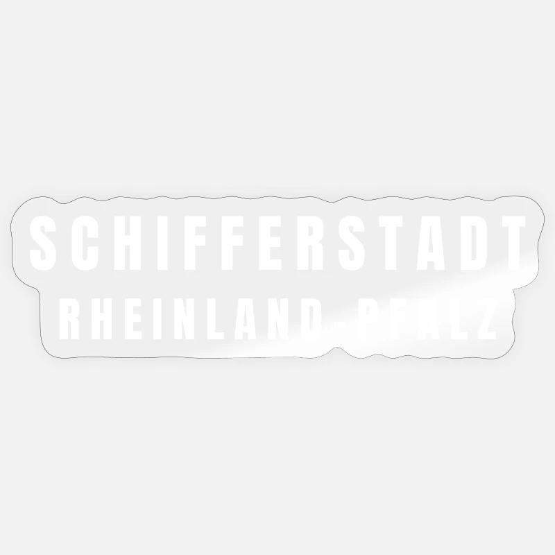 Dingolfing Bavière - Sticker taille S (10 x 10 cm) - brillant transparent