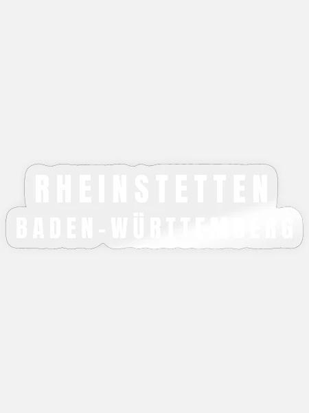 Bad Waldsee Baden-Württemberg - Sticker Größe S (10 x 10 cm) - Transparent glänzend