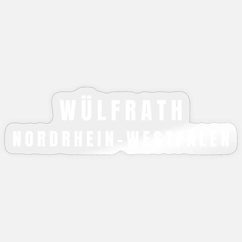 Germersheim, Rhénanie-Palatinat - Sticker taille S (10 x 10 cm) - brillant transparent