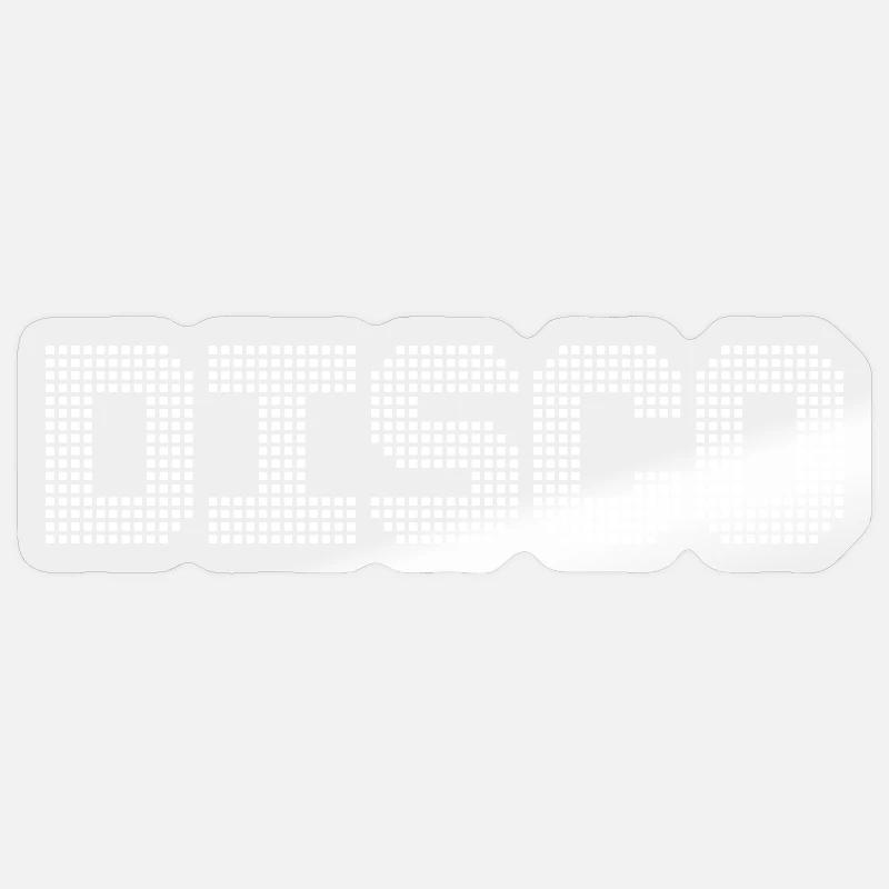 DISCO Sticker Größe S (10 x 10 cm)